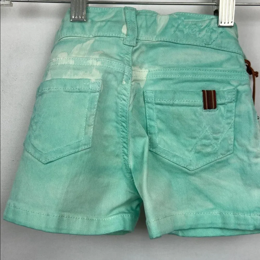 Notify Acid Green Hellabora Short denim size 4 NWT